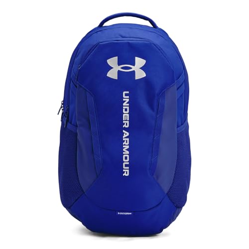 UNDER ARMOUR حقيبة ظهر هاسل 6.0 للبالغين من أندر أرمور، (401) أزرق ملكي/أزرق ملكي/فضي معدني، مقاس واحد يناسب معظم الأشخاص - Image 3