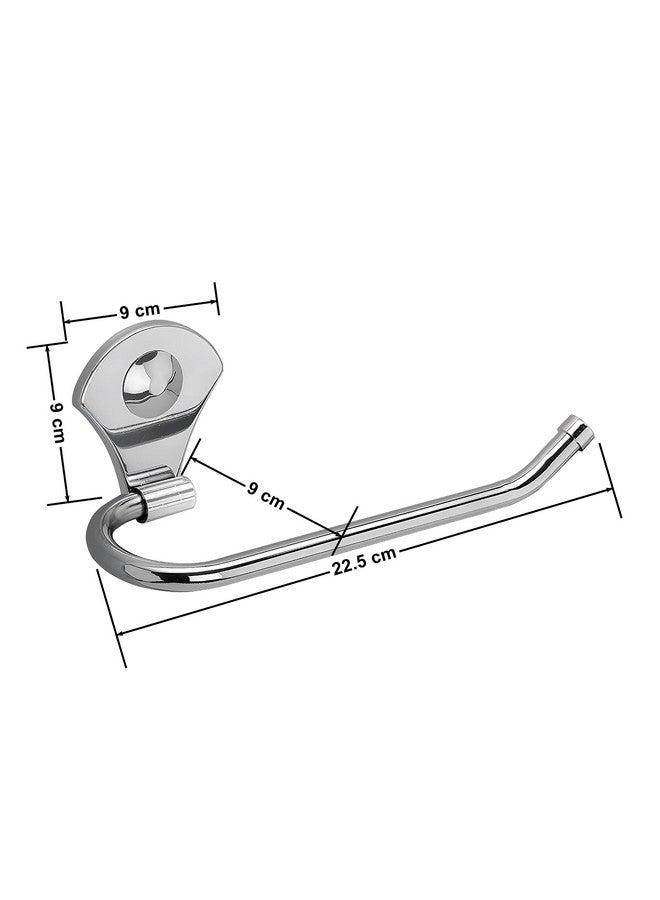 plantex Plantex Royal Stainless Steel Napkin Holder for Wash Basin/Towel Ring/Napkin Holder/Bathroom Accessories (Chrome)  - Image 1