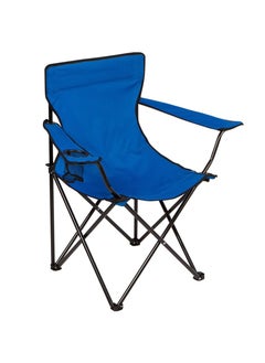 BJM Outdoor Foldable Beach Camping Chair, Blue  - Image 1