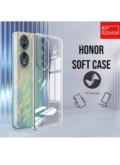 Honor 90 TPU Soft Corner Ultra Slim Clear Case Shockproof Anti Fingerprint Transparent Protective Back Cover