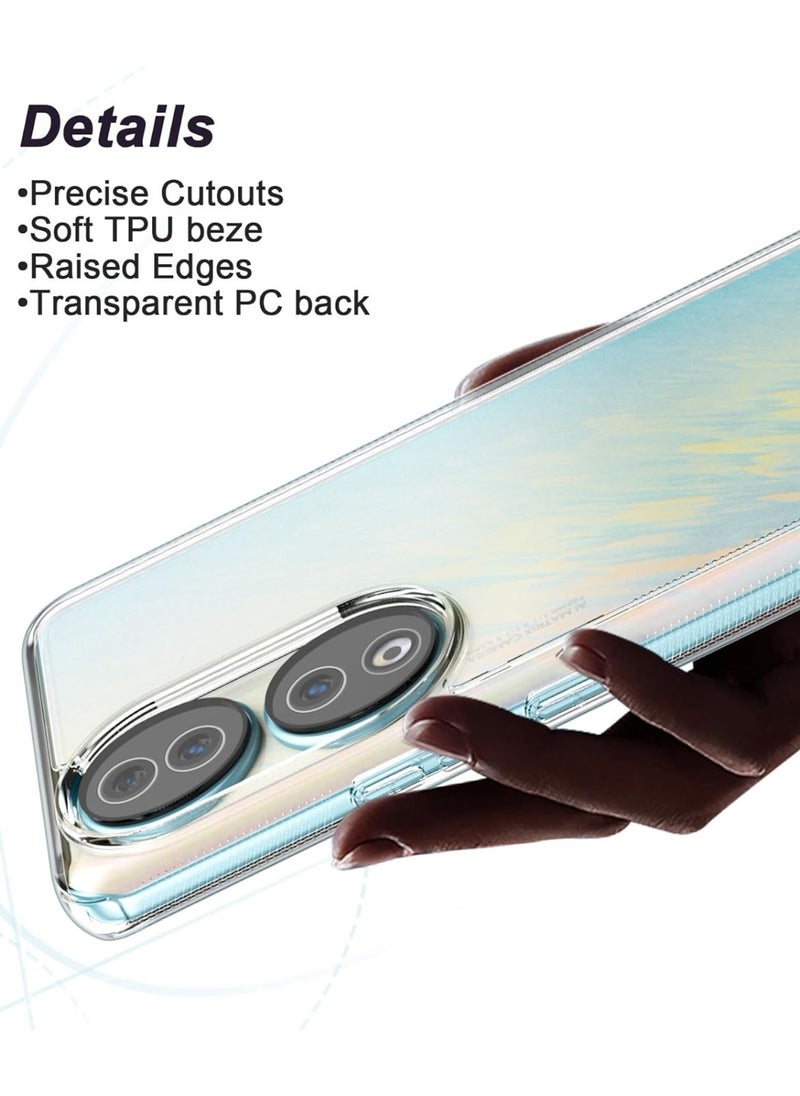 Techie - Honor 90 TPU Soft Corner Ultra Slim Clear Case Shockproof Anti Fingerprint Transparent Protective Back Cover - Image 1