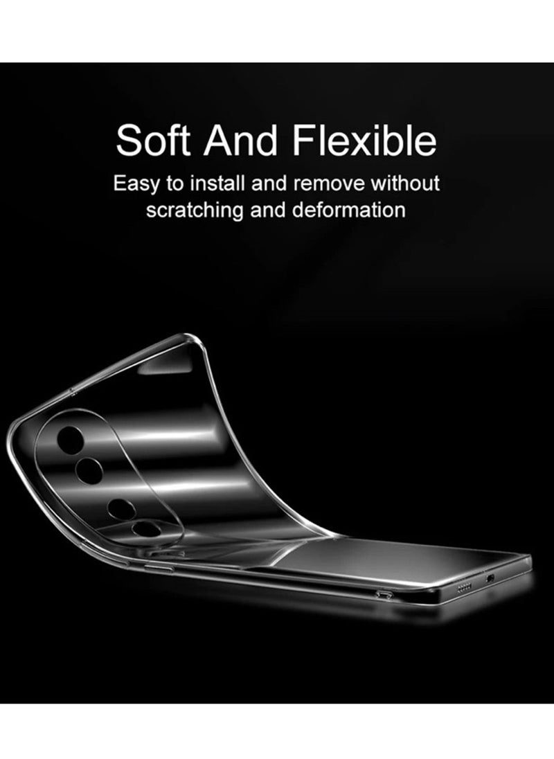 Techie - Honor 90 TPU Soft Corner Ultra Slim Clear Case Shockproof Anti Fingerprint Transparent Protective Back Cover - Image 1