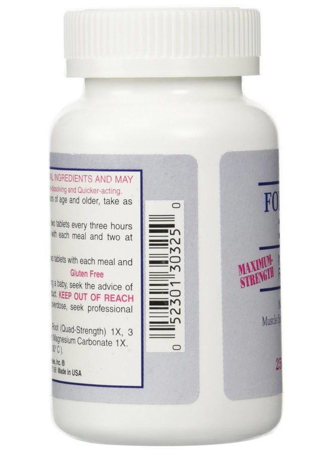 Dee Cee Laboratories Dee Cee Labs Formula 303 Maximum Strength All-Natural Relaxant Tablets, 250 Tablets; All-Natural Relaxant containing Magnesium for Sore Muscles, Passion Flower, and Valerian Root - Image 4
