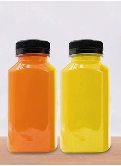 Lavish 100 ml Empty Containers Transparent Plastic Square Bottles with Lids 12 Pcs  - Image 5