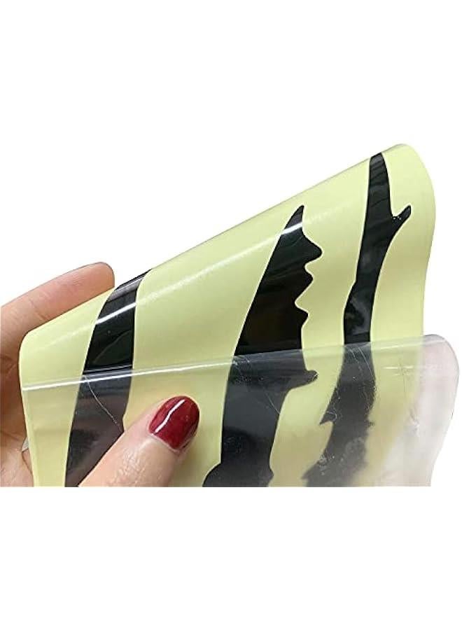 Loquat Claw Mark Car Decals, 16 Inch Car Headlight Stickers, Monster Claw Scratch Sticker for Dodge Challenger Charger, Pack of 2 (Black) - Image 5