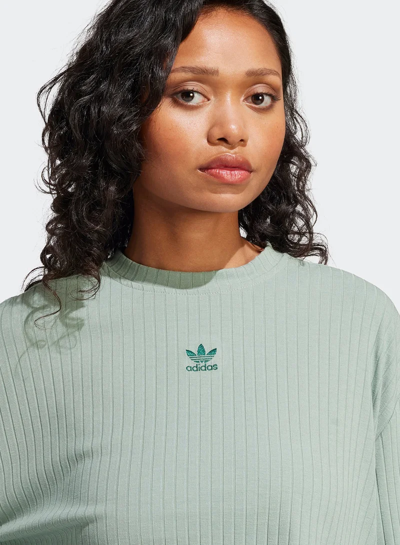 adidas Originals Essentials Wide Ribbed T-Shirt