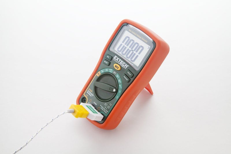 Extech EX330 Autoranging Mini Multimeter with Non-Contact Voltage Detection and Type K Temperature Probe - Image 2