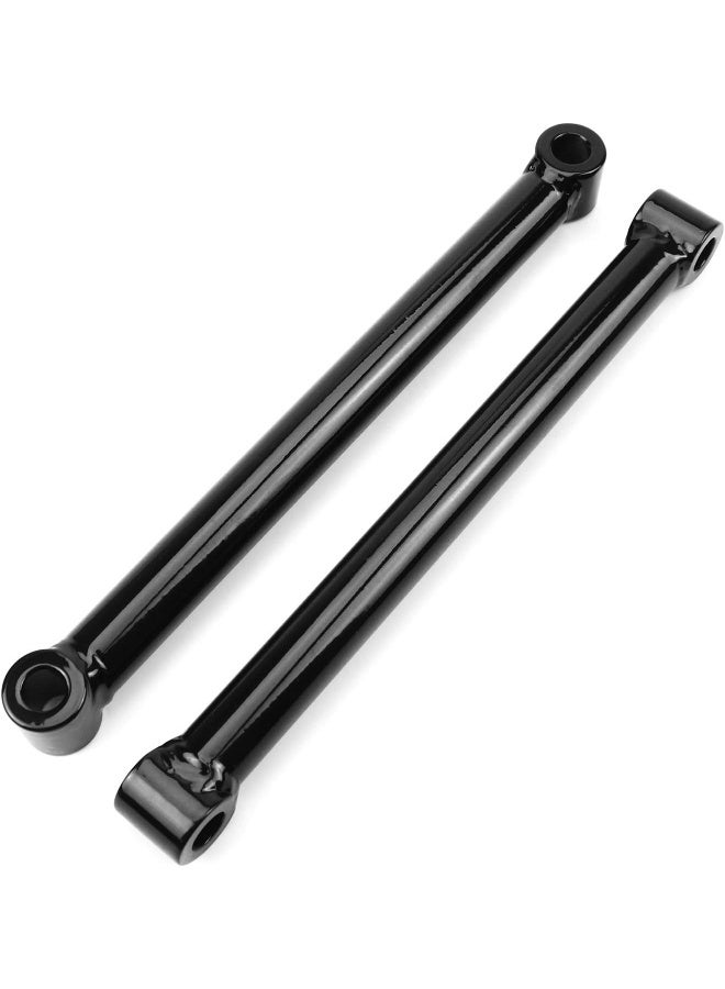 AIRCMT 4'' Lowering Link Kit Compatible With Harley-Davidson Sportster 883 1200 + Dyna Motorcycle 10'' Length Rigid Hardtail Struts (Gloss Black) - Image 1