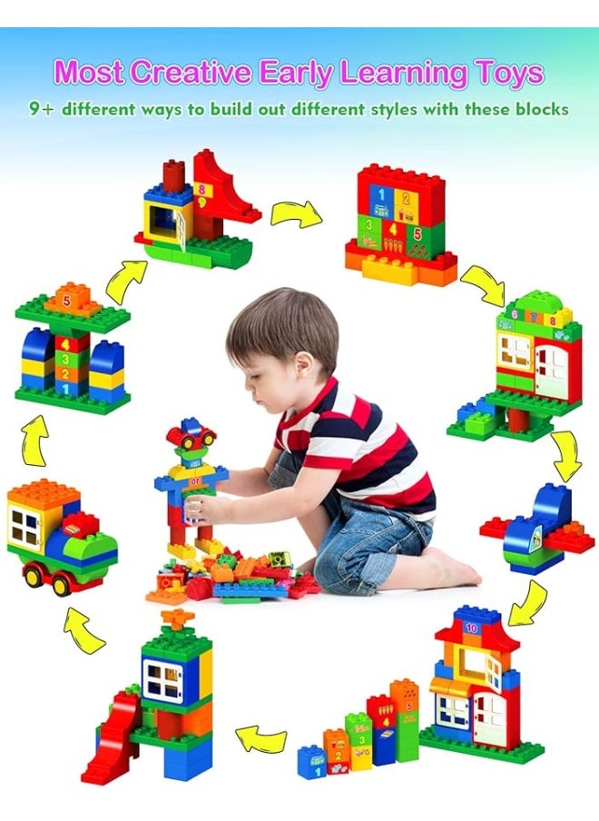 EP EXERCISE N PLAY Large Building Blocks Set 94 Pcs Classic Big Blocks STEM Toy Bricks Kids PreSchool Toy Early Learning First Building Blocks Ideal Great Gift for Toddler Boys Girls Age 345678  - Image 4