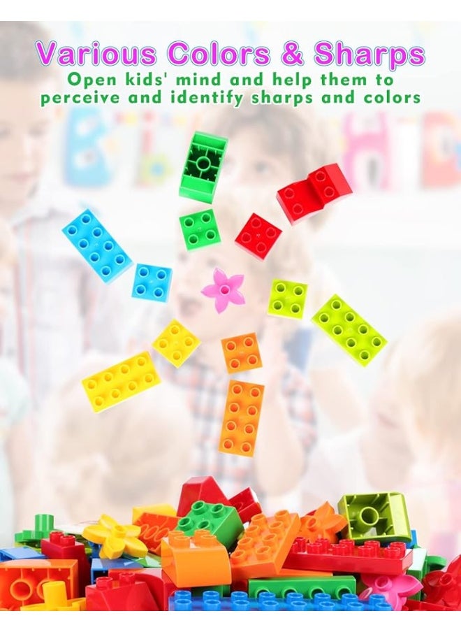 EP EXERCISE N PLAY Large Building Blocks Set 94 Pcs Classic Big Blocks STEM Toy Bricks Kids PreSchool Toy Early Learning First Building Blocks Ideal Great Gift for Toddler Boys Girls Age 345678  - Image 2