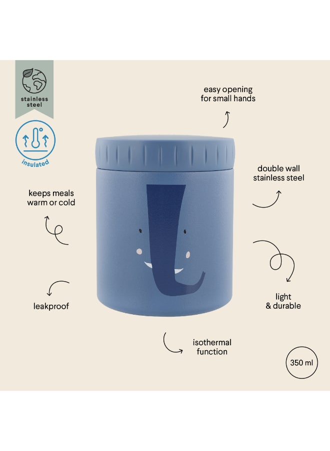 Trixie Double Wall Insulated Food Jar - 350ml - Mrs. Elephant - Image 3