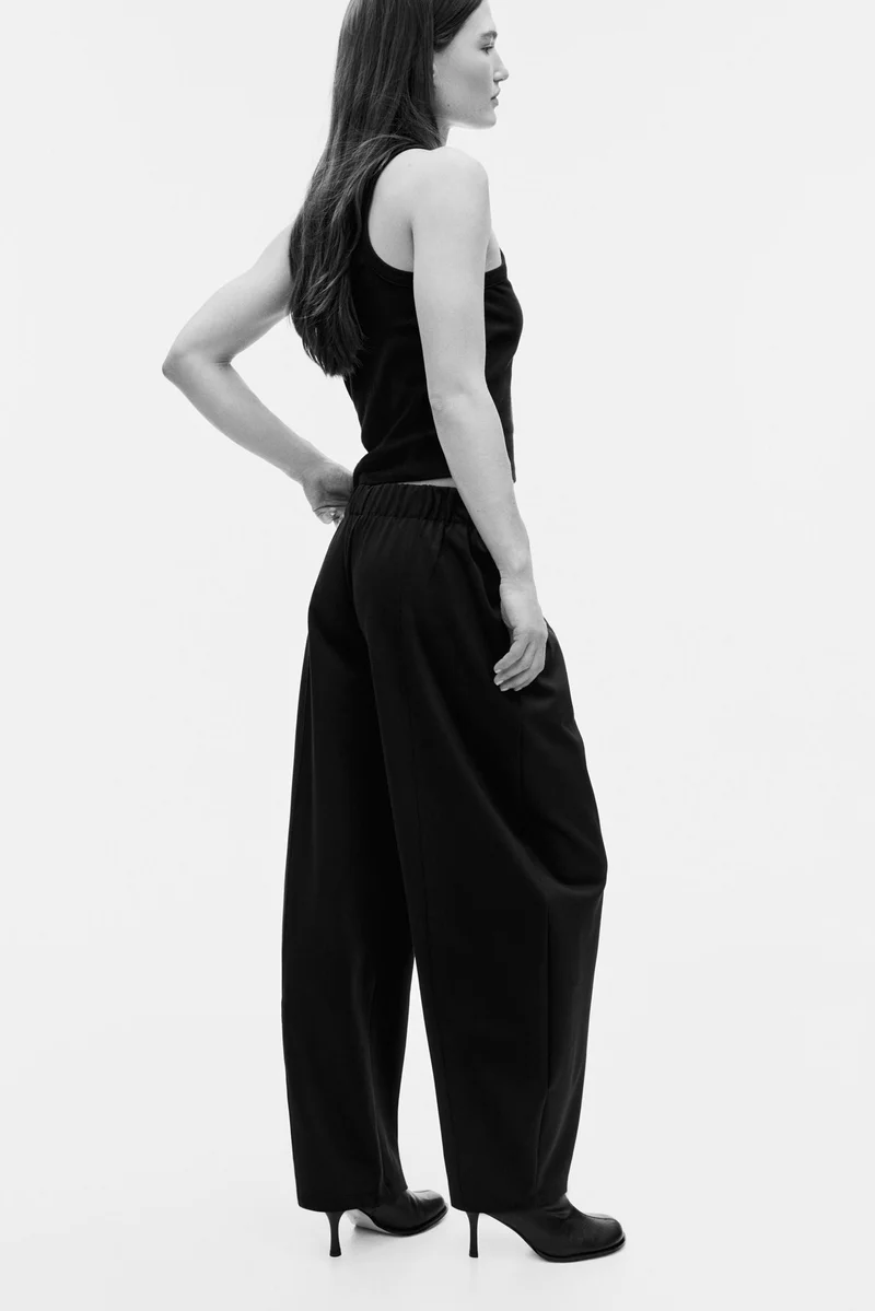 H&M  Barrel-leg Ponte di Roma sweatpants for Women | Best Price UAE
