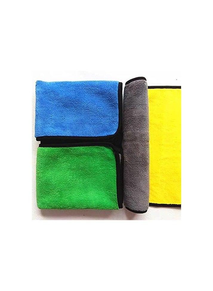 AMM Car Drying Towel 3-Pack | Multipurpose Microfiber Cleaning Cloth for Cars, Kitchen, Windows & More | Reusable, Super Absorbent, Streak-Free - Image 2