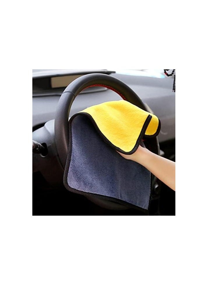 AMM Car Drying Towel 3-Pack | Multipurpose Microfiber Cleaning Cloth for Cars, Kitchen, Windows & More | Reusable, Super Absorbent, Streak-Free - Image 3