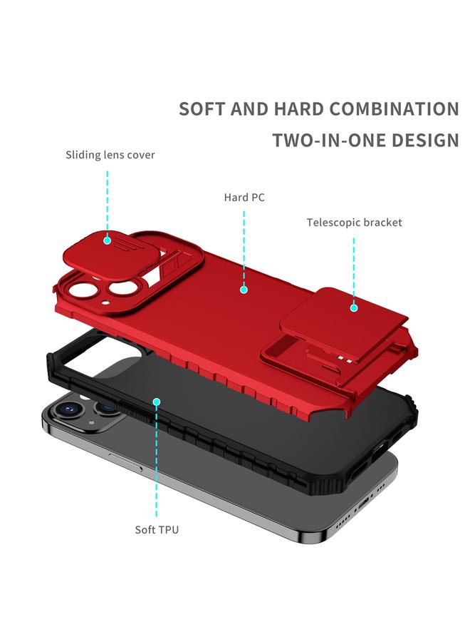 S-TOP Case For Samsung Galaxy Note20 Ultra Stereoscopic Holder Sliding Camshield Phone Case - Image 4