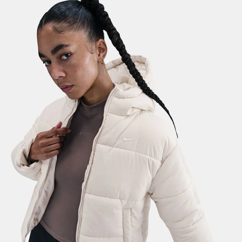 Nike White Women's Sportswear Therma-FIT Hooded Jacket for Women | Best Price UAE