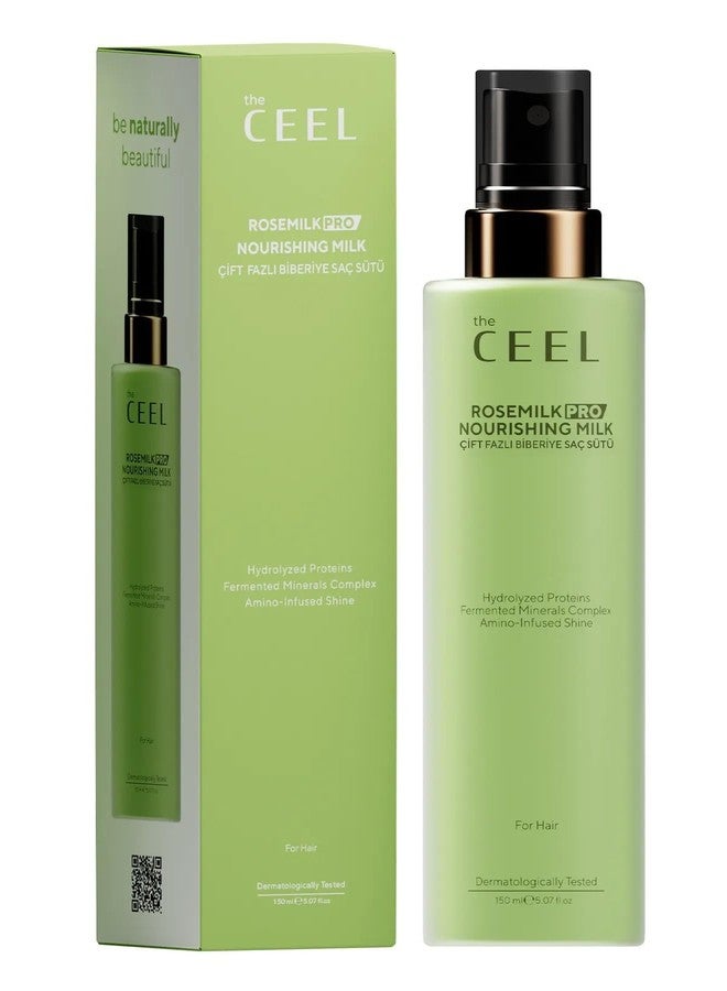 The Ceel Rosemilk Pro Nourishing Leave-In Hair Milk – with Hydrolyzed Proteins, Fermented Minerals & Amino-Infused Shine – Detangles, Strengthens & Softens – 150ml - 5.07 fl.oz - Image 1
