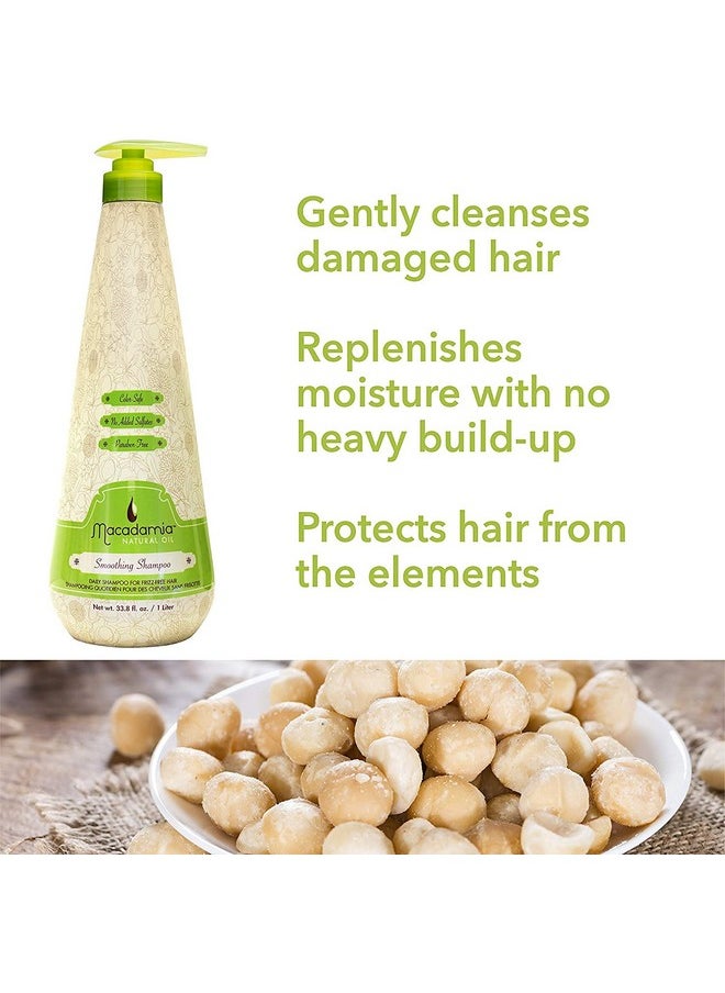 Macadamia Natural Oil Macadamia Oil Natural Oil Smoothing Shampoo Unisex 33.8 Oz  - Image 5