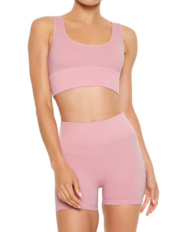 FOREVER 21 Active Seamless Glitter Sports Bra  - Image 1