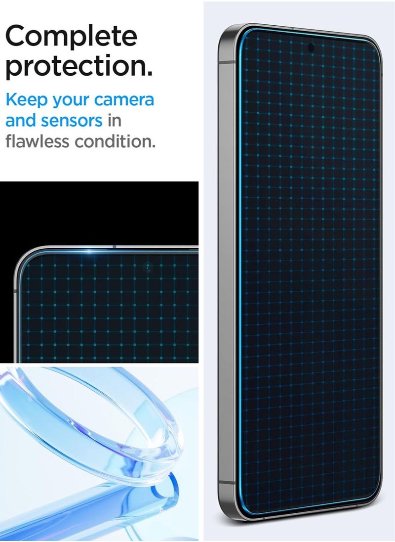 Spigen - GLAStR EZ Fit for Samsung Galaxy A56 5G Screen Protector / Galaxy S24 FE Tempered Glass Screen Protector [2 PACK] with Easy Install Tray - Image 1