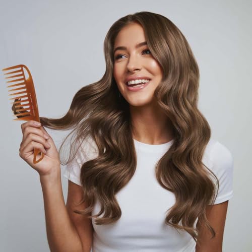Cricket Ultra Smooth Detangler Comb for Wet, Dry, Long, Thick Hair Anti-Frizz Detangling Shower Comb with Argan & Olive Oils and Keratin Protein Infused Plastic - Image 2