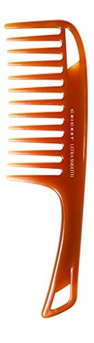Cricket Ultra Smooth Detangler Comb for Wet, Dry, Long, Thick Hair Anti-Frizz Detangling Shower Comb with Argan & Olive Oils and Keratin Protein Infused Plastic - Image 1