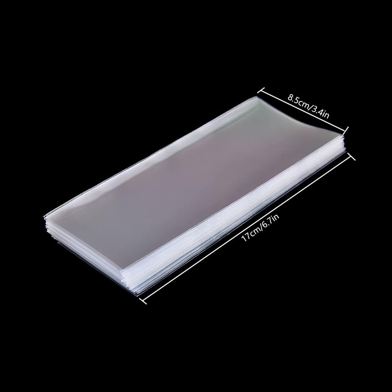 YASUOA 100 Pieces Clear Paper Money Holder, Paper Money Sleeves, Bill Protector Bag, Money Collection Display Case, Album Banknotes Currency Collection Sleeves (Only Plastic Bag) - Image 2