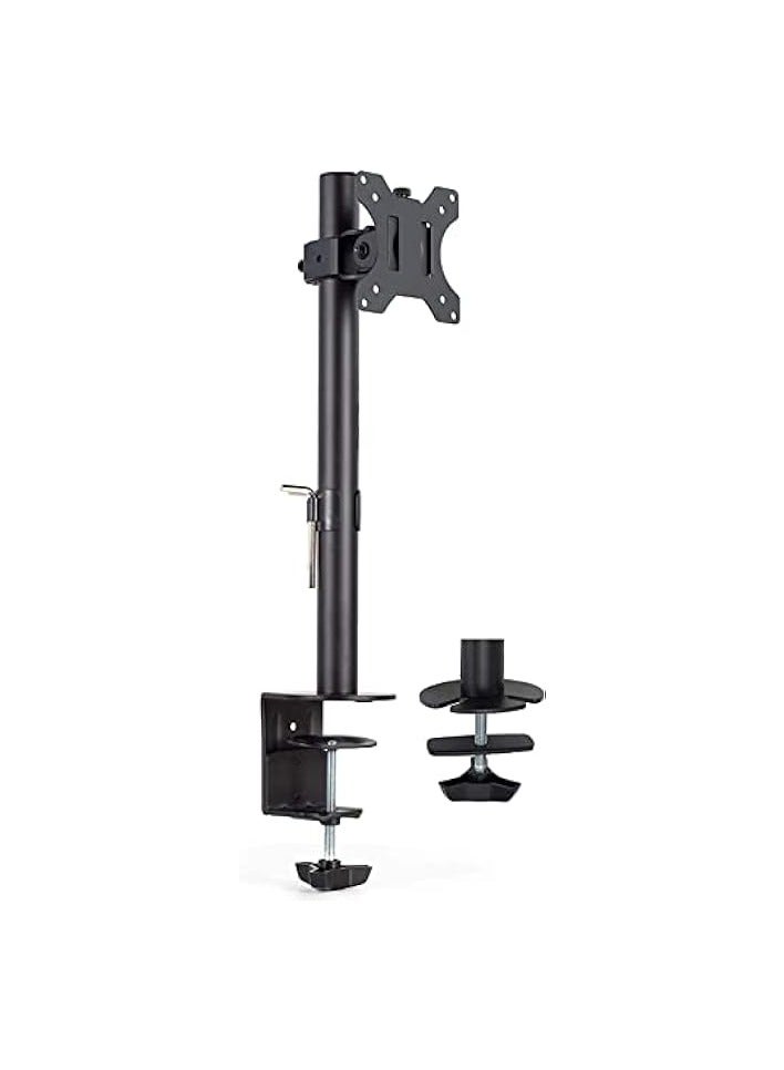 PROMASS Single Articulating Monitor Arm Adjustable Tilt Desk Mount Stand for 1 LCD Fits 13"-34" inches -single Monitor Fully Adjustable Desk Mount Stand for 1 LED LCD Screen up to 34" - Image 1