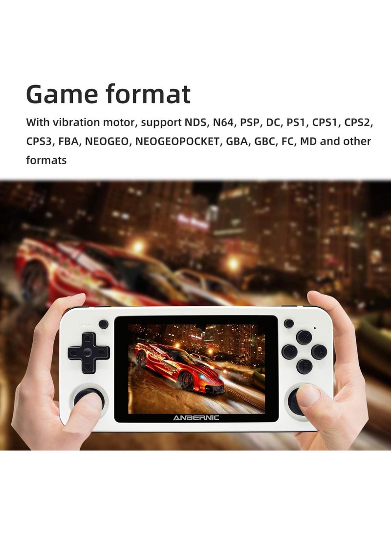 ANBERNIC  وحدة تحكم الألعاب المحمولة RG351P – شاشة IPS 3.5 بوصة، نظام لينكس مفتوح المصدر، معالج RK3326 بسرعة 1.5GHz، بطارية 3500mAh، أكثر من 2500 لعبة كلاسيكية، تدعم PSP/N64/PS1 – جهاز ألعاب محمول - Image 3