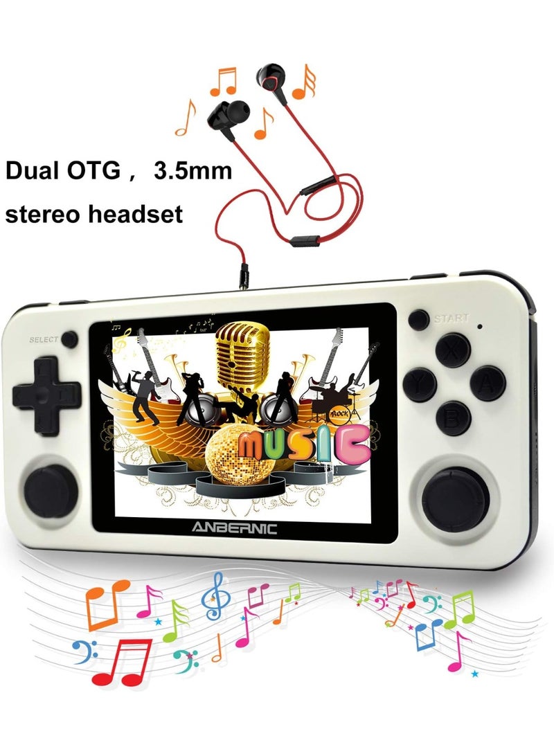 ANBERNIC  وحدة تحكم الألعاب المحمولة RG351P – شاشة IPS 3.5 بوصة، نظام لينكس مفتوح المصدر، معالج RK3326 بسرعة 1.5GHz، بطارية 3500mAh، أكثر من 2500 لعبة كلاسيكية، تدعم PSP/N64/PS1 – جهاز ألعاب محمول - Image 5
