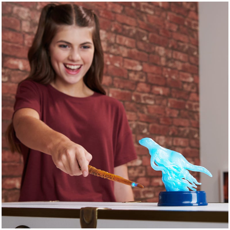 Wizarding World Harry Potter, 13-inch Hermione Granger Patronus Spell Wand with Otter Figure, Lights and Sounds, Kids Toys for Ages 6 and up - Image 2