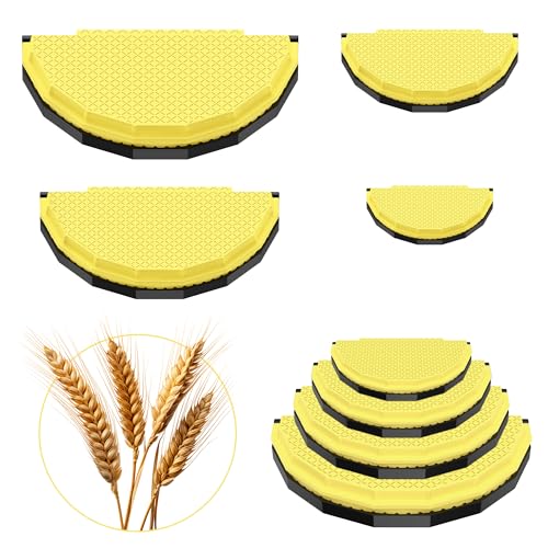 Aopigavi 4 Pack Tortilla Sealers, 4-In-1 10"+8"+6"+4" Flour Tortilla Crimper, Quesadilla Maker, Tortilla Press - Make Tacos, Crumpet, Calzones, Burritos - Environmentally Friendly Biodegradable Material - Image 1