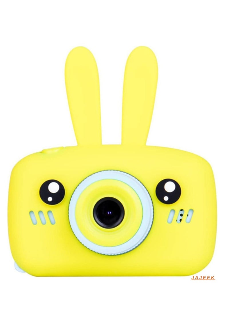 JAJEEK Kids Camera – HD Video Camcorder for Boys & Girls, 2.0 Inch Screen, Rechargeable, Perfect for Children Ages 3-10, Ideal Birthday & Christmas Gift (White 16GB / Yellow 8GB)  - Image 1