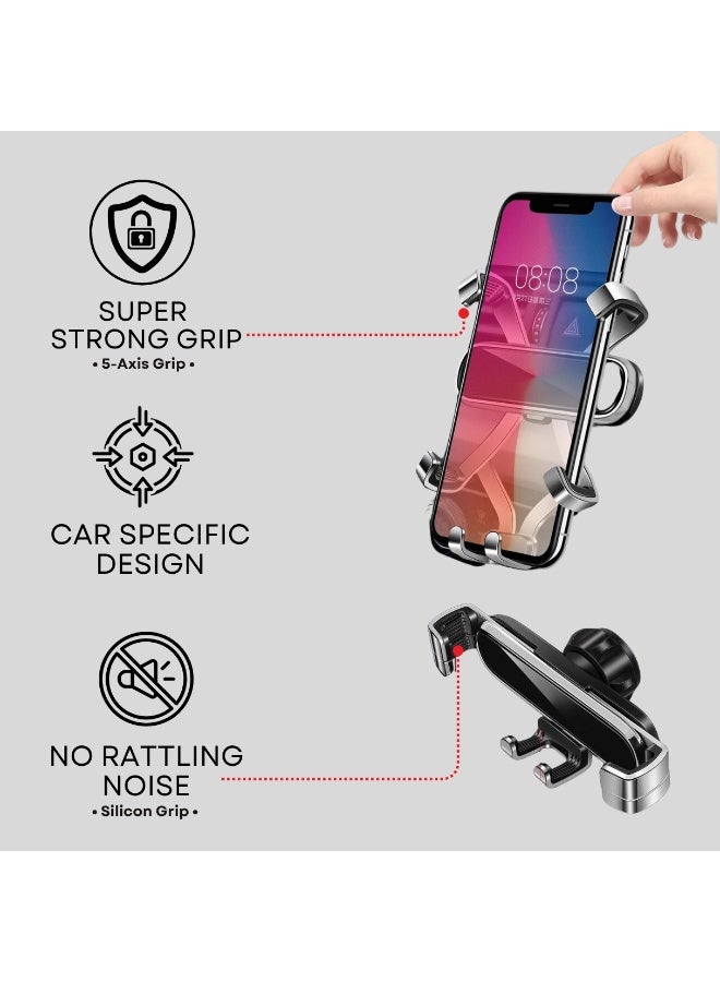 TRX AUTO Nissan Patrol 2012–2022 Phone Holder Mount – Adjustable Dashboard Clip for Secure Navigation - Image 2