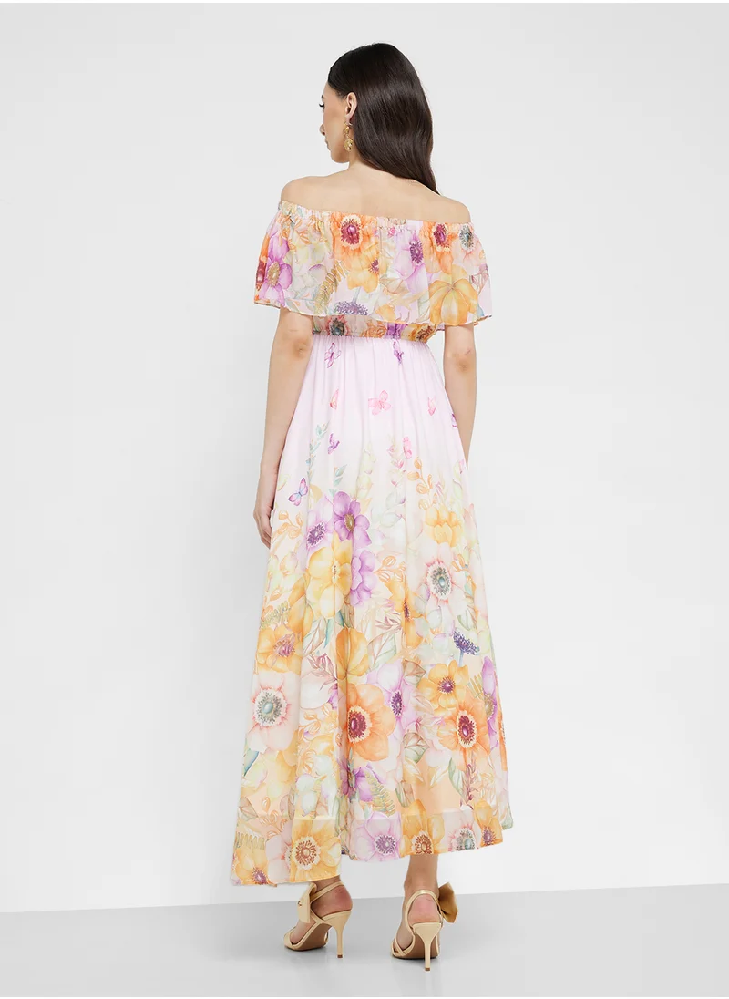 ايلا Floral Print Dress