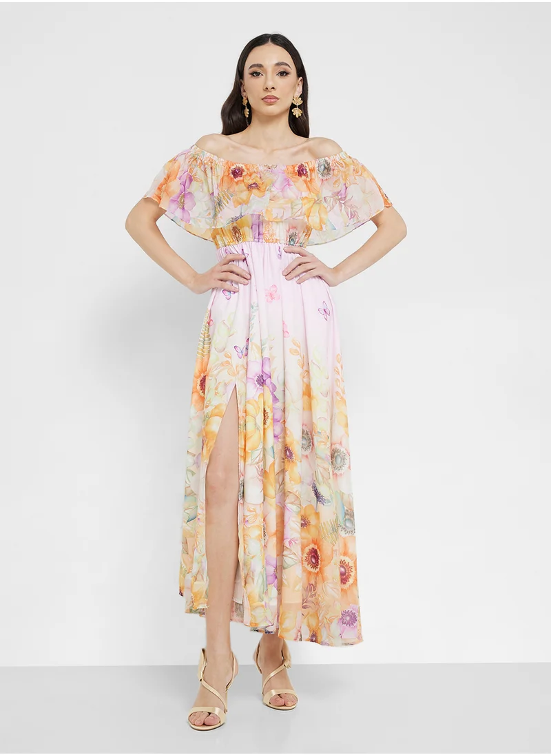 ايلا Floral Print Dress