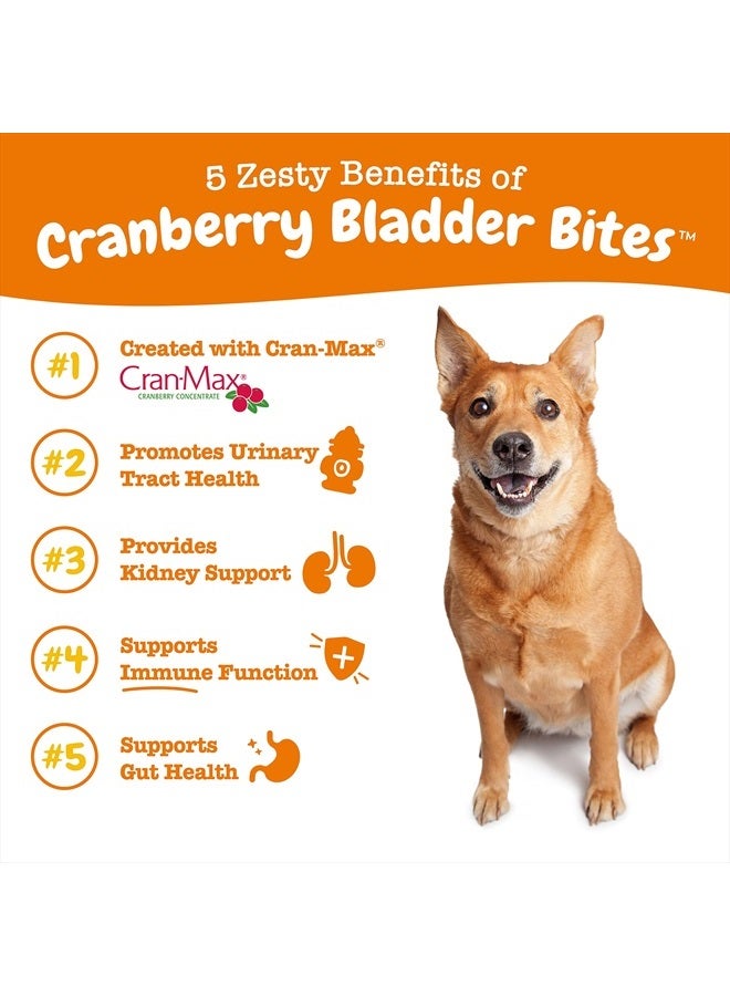 Zesty Paws Cranberry for Dogs - UT Incontinence Support + Immune Health Dog Antioxidant - Urinary Tract UTI & Kidney + Bladder Support - D-Mannose + Organic Marshmallow & Licorice - 90 Chew Treats - Image 2
