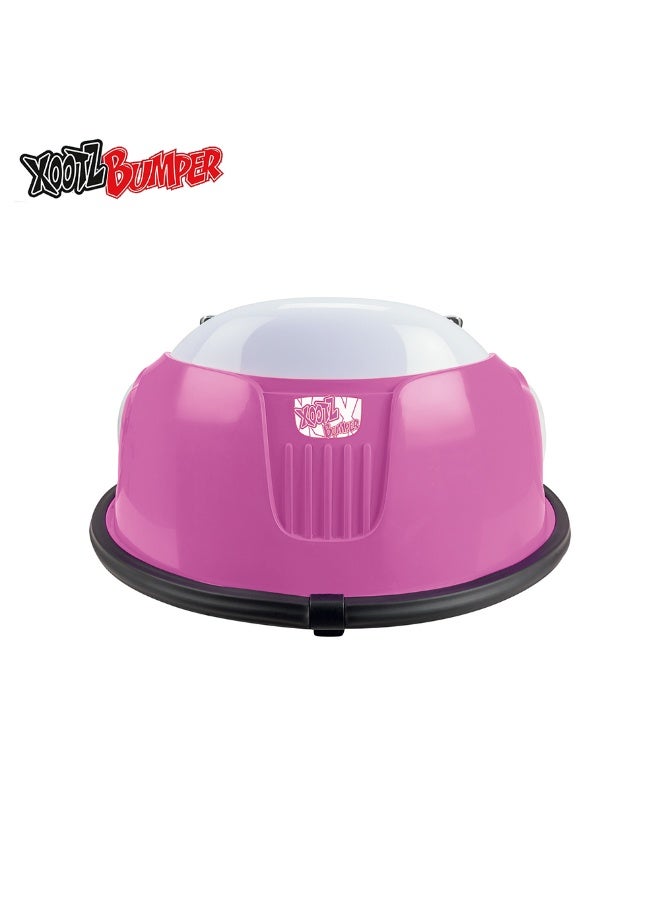 Xootz سيارة بامبر زوتز وردية، تعمل بالبطارية | جولة 360 درجة مع جهاز تحكم عن بعد | مع حزام أمان قابل للتعديل وإطارات مضادة للثقب | مغامرة داخلية وخارجية للأطفال من عمر 1 سنة وما فوق - Image 3