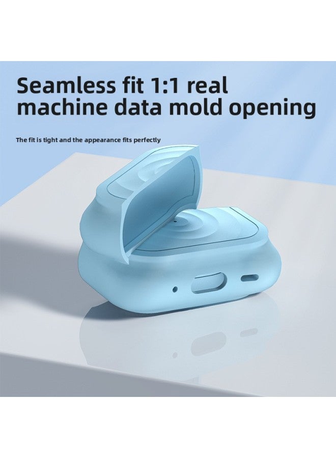 Boyang Headphone Protective Case For Airpods Pro For Apple Headphones Liquid Advanced Sense Anti-lost Original-Color:Quiet Blue-Applicable Models:airpods Pro 2