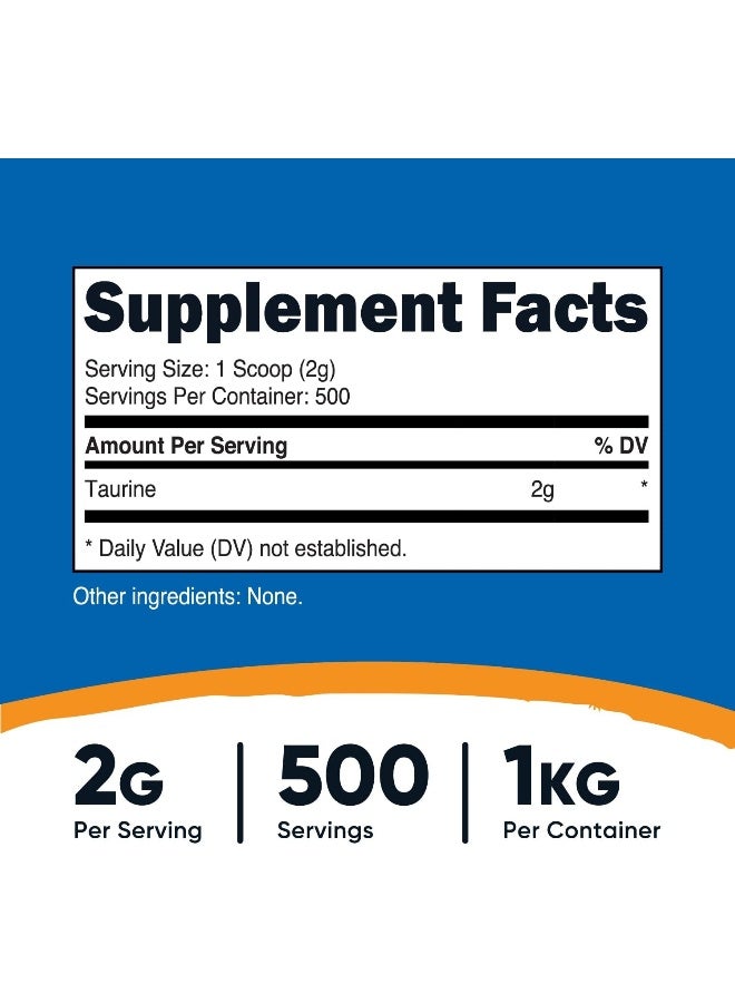 Nutricost Taurine Powder 1 Kg - Image 2