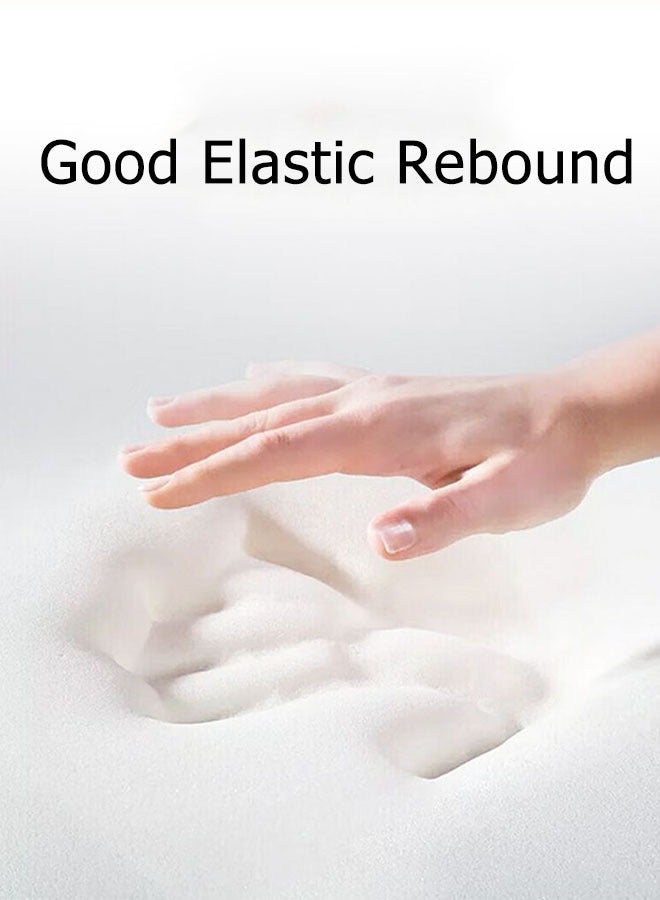 MLADEN وردي وسادة الرقبة من الذاكرة الحرارية للسفر مع دعم للرأس بزاوية ٣٦٠ درجة، مريحة وخفيفة الوزن، مثالية - Image 4