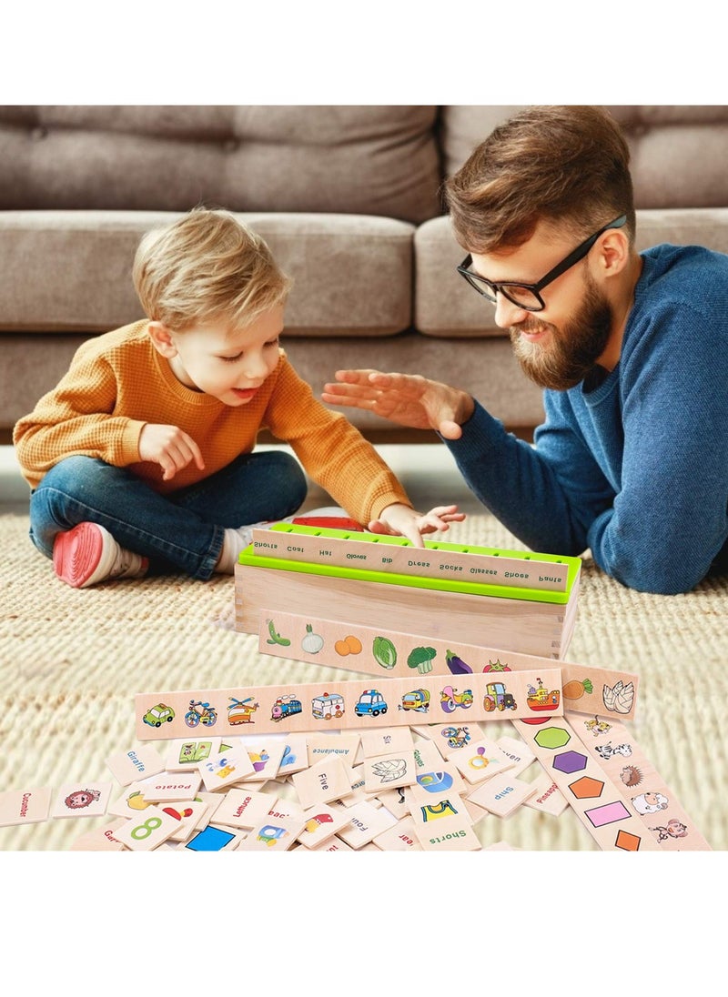Arabest - Wooden Montessori Toys for Toddlers Learning Activities Sorting Box Educational Toys Preschool Kindergarten Games Autism Toys Motor Skills STEM for Girls Boys Age 1-2 2 3 4 Year Old Kids Birthday Gift - Image 1