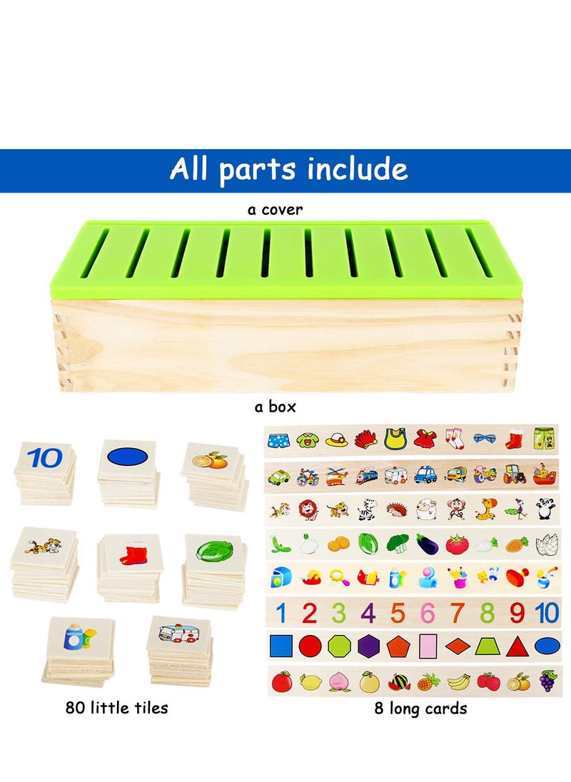 Arabest - Wooden Montessori Toys for Toddlers Learning Activities Sorting Box Educational Toys Preschool Kindergarten Games Autism Toys Motor Skills STEM for Girls Boys Age 1-2 2 3 4 Year Old Kids Birthday Gift - Image 1