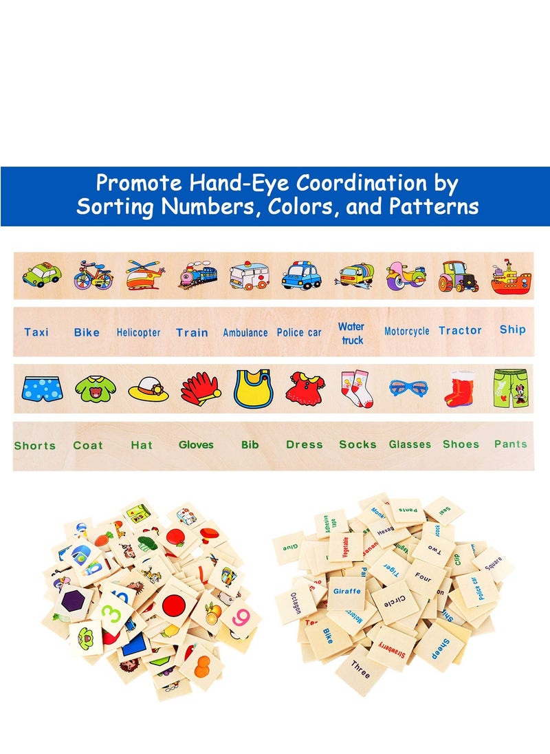 Arabest - Wooden Montessori Toys for Toddlers Learning Activities Sorting Box Educational Toys Preschool Kindergarten Games Autism Toys Motor Skills STEM for Girls Boys Age 1-2 2 3 4 Year Old Kids Birthday Gift - Image 1