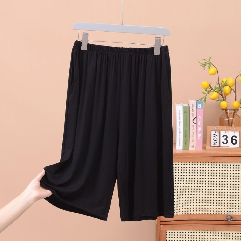 Plus Size Modal Men'S Shorts Summer Thin Five-Point Home Sleep Shorts Loose Casual Large Size Big Pants - Image 5