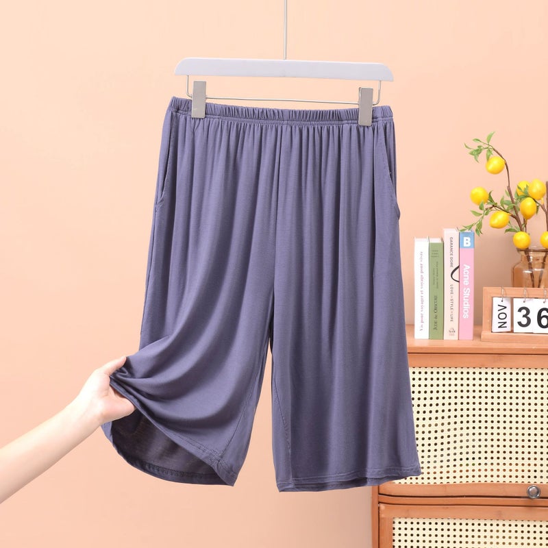 Plus Size Modal Men'S Shorts Summer Thin Five-Point Home Sleep Shorts Loose Casual Large Size Big Pants - Image 4