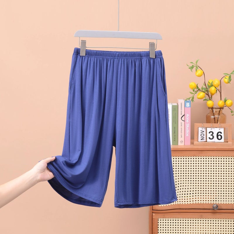 Plus Size Modal Men'S Shorts Summer Thin Five-Point Home Sleep Shorts Loose Casual Large Size Big Pants - Image 1