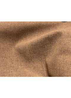 Decora Furnishings Decora Furnishings Premium Linen Finish Fabric Dobby Woven Material for Upholstery Sofa Cushions Chair Diwan Craft Width 54 Inches Available in Running Metre Tawny  - Image 3