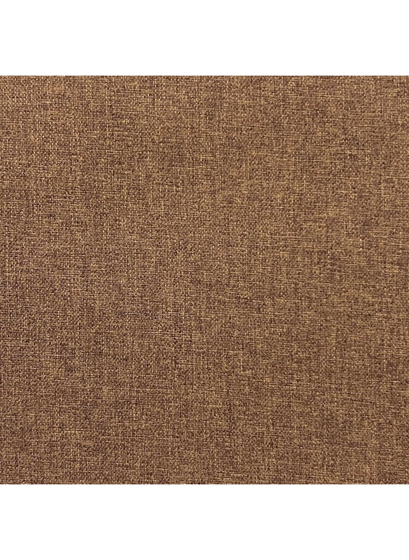 Decora Furnishings - Decora Furnishings Premium Linen Finish Fabric Dobby Woven Material for Upholstery Sofa Cushions Chair Diwan Craft Width 54 Inches Available in Running Metre Tawny - Image 1