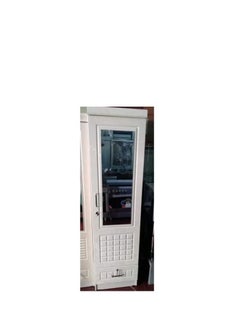 Galaxy Design Galaxy Design Galaxy Design Single Door Cupboard with Mirror GDF-NAD711 White  - Image 1